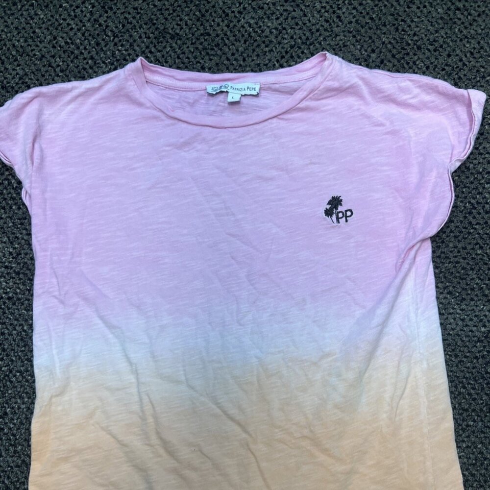 patrizia pepe Kids Shirt pink orange Ombré Large